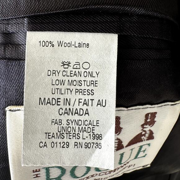 Lauren Ralph Lauren Sz 42L 100% Wool Tuxedo Jacket w Matte Satin Lapels Formal - Picture 8 of 10